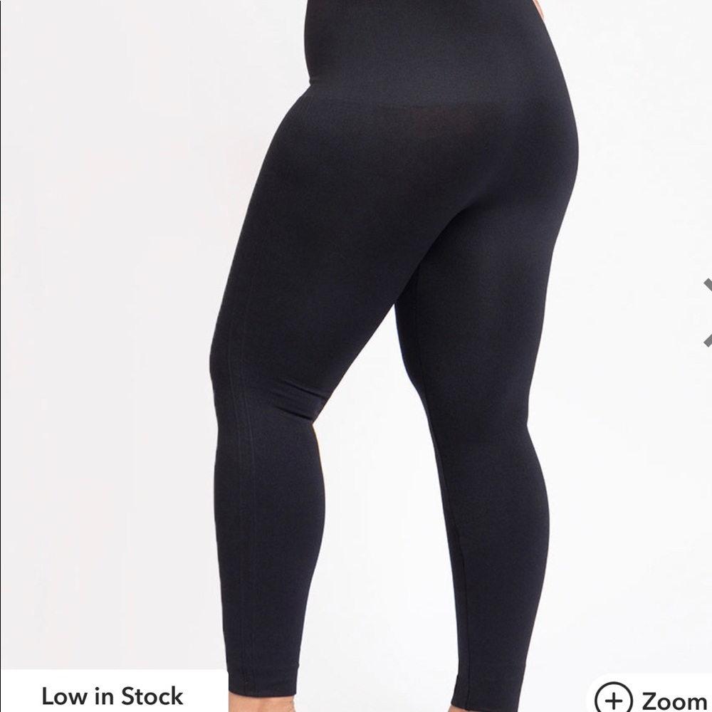 EMPETUA High-Waisted Shaping Black Leggings Women Size XL